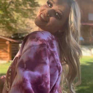 Vans Tie Dye Cropped Hoodie